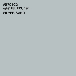 #B7C1C2 - Silver Sand Color Image